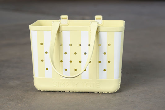 Simply Tote - Lemon Stripe
