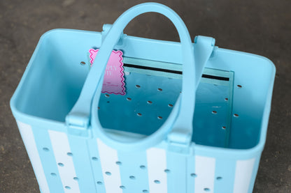 Simply Southern Simply Tote Bag in Sky Stripe – Everyday Travel & Carryall Tote