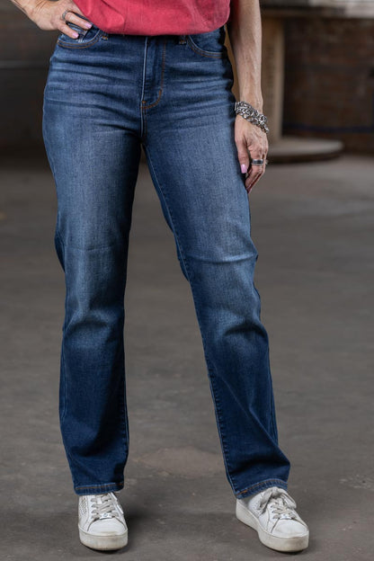 Judy Blue Vintage Wash Therma Denim Straight Leg Jeans – Women’s Boutique Denim