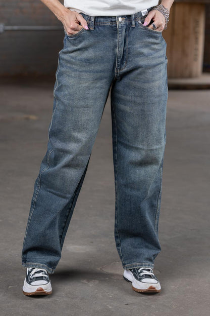 Judy Blue HW Marlow Jeans with Double Button | High Waist Stretch Denim