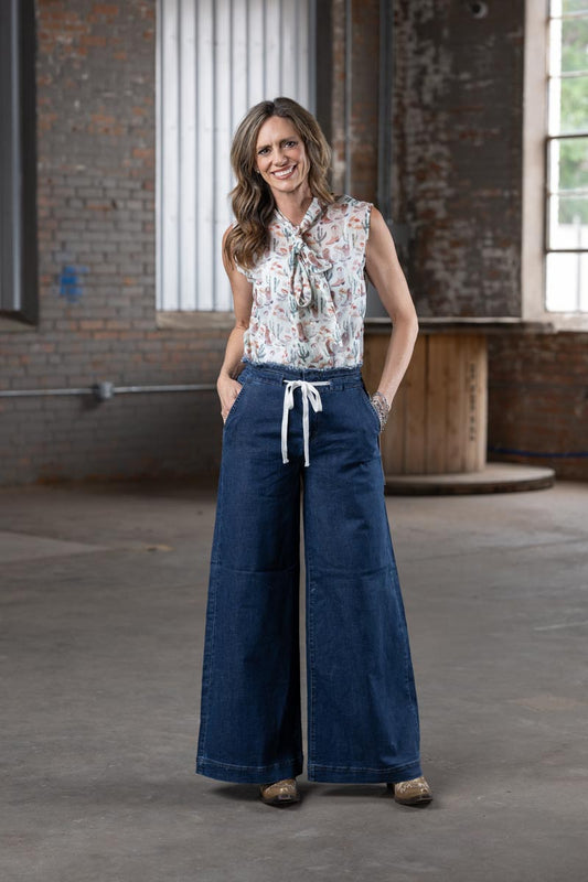 Risen Slouchy Wide Leg Pants – Women’s Relaxed Boutique Denim