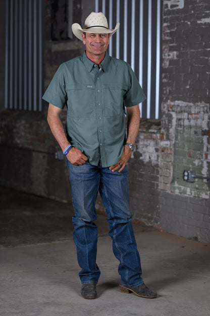 GameGuard Ironwood Explorer Short Sleeve Shirt – Men's Performance Fishing & Outdoor Shirt