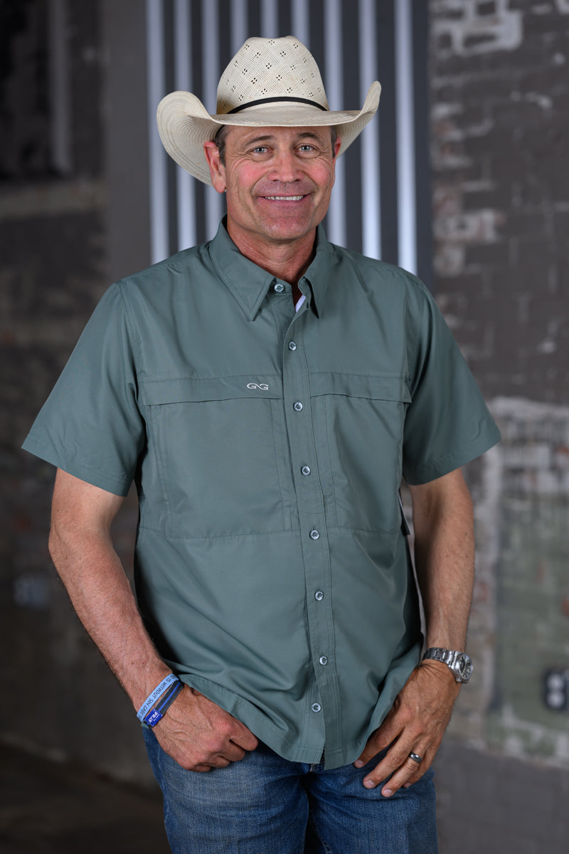 GameGuard Ironwood Explorer Short Sleeve Shirt – Men's Performance Fishing & Outdoor Shirt