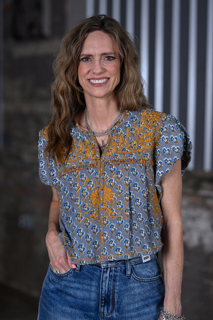 Ivy Jane Grey Block Bolero Top – Women's Boutique Layering Cardigan