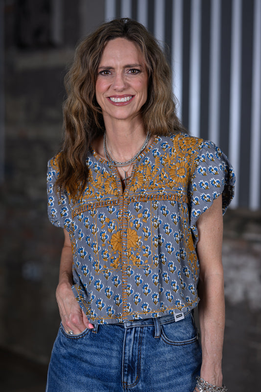 Ivy Jane Grey Block Bolero Top – Women's Boutique Layering Cardigan