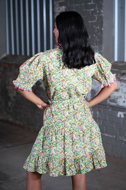 Ivy Jane Ditsy Nopal Dress – Women's Boutique Southwestern Print Dress