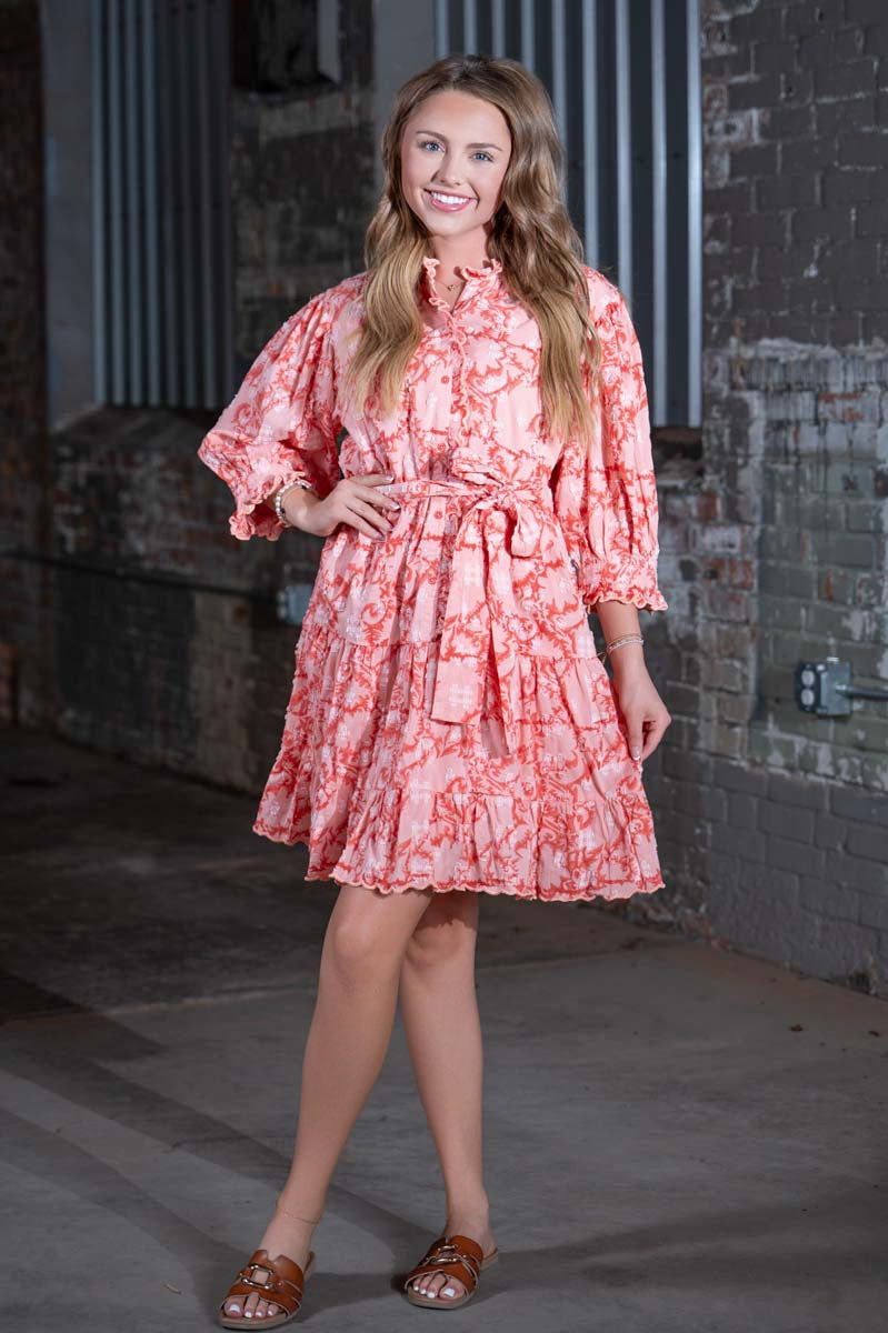 Ivy Jane Coral Pretty Paisley Dress – Women's Boutique Floral & Paisley Dress