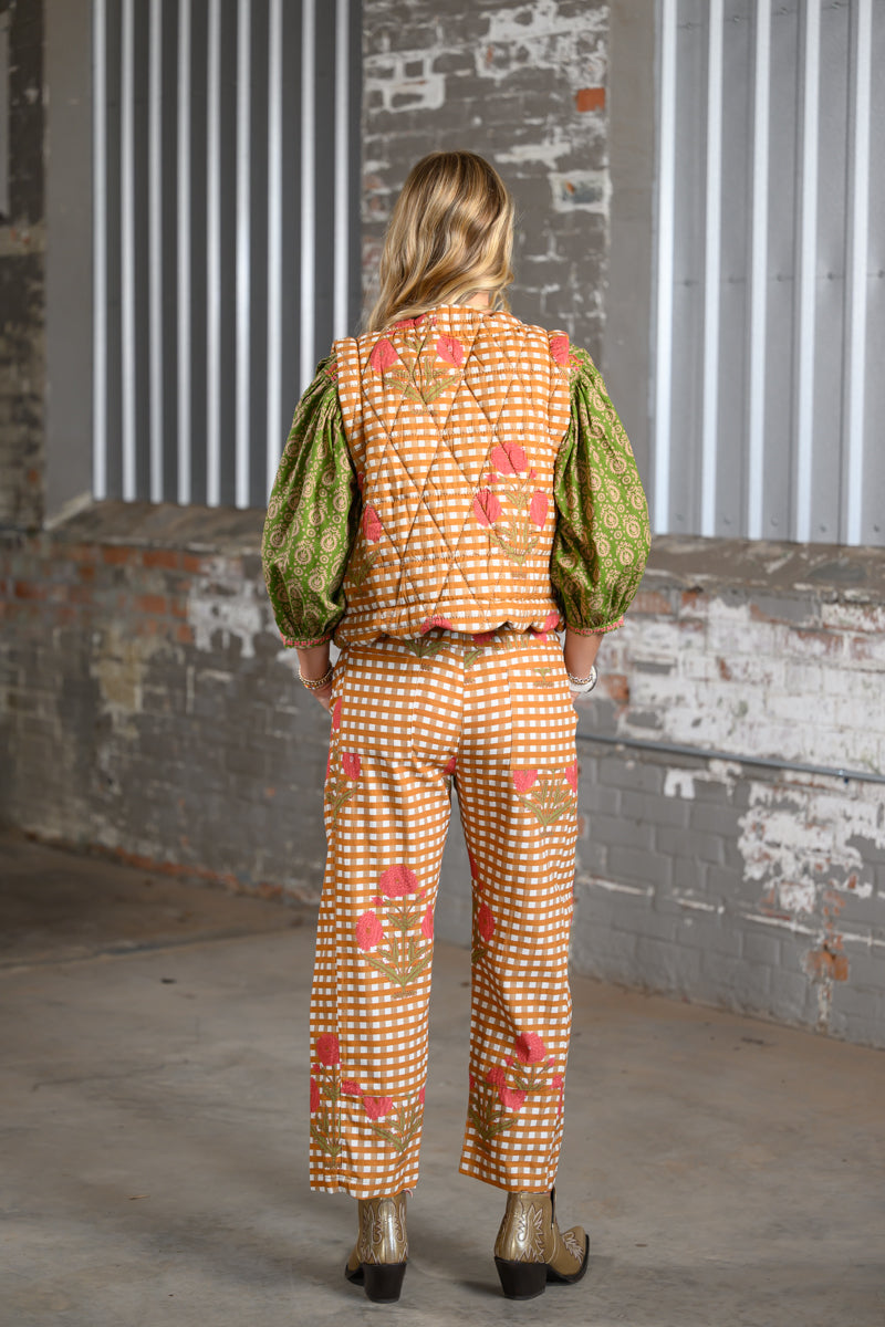 Ivy Jane Gold Barrel Pants for Women