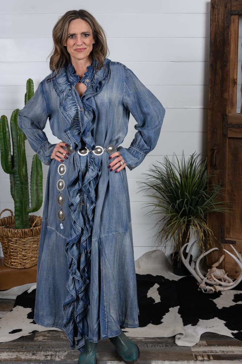 A Ruffle In Time Dress