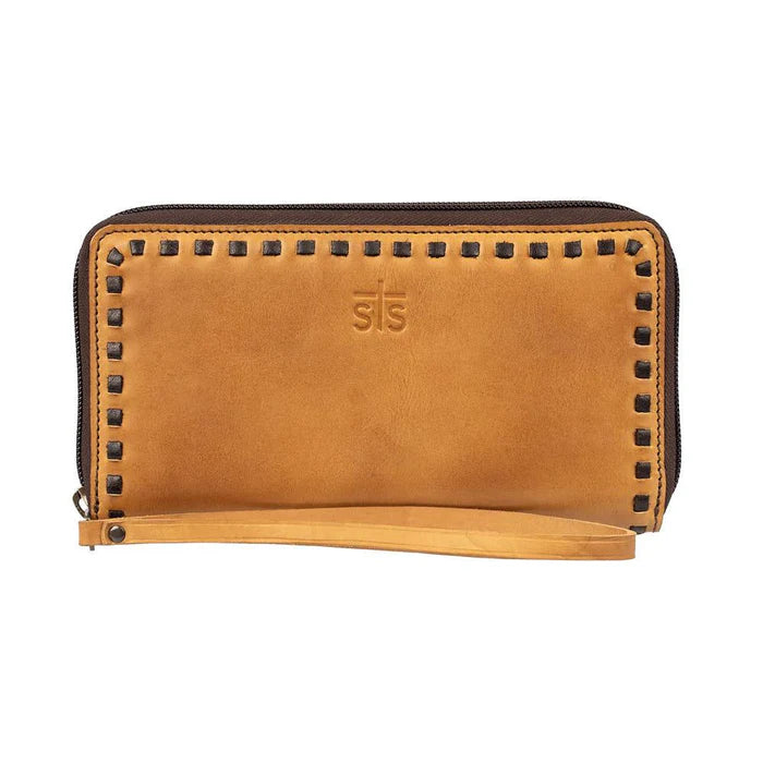 Bandera Tan Berkley Bifold Wristlet