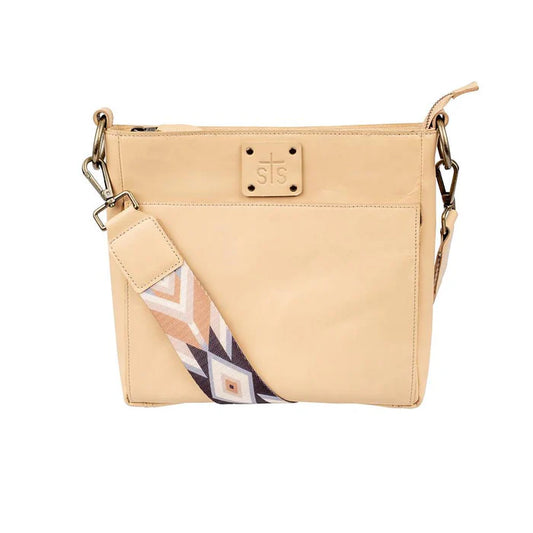 STS Ranchwear Basic Bliss Olivia Crossbody Purse – Buckskin Leather Women's Crossbody Bag
