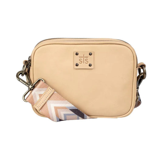 STS Ranchwear Basic Bliss Lucy Crossbody Purse – Buckskin Leather Women's Crossbody Bag