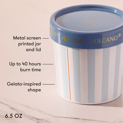 Capri Blue Volcano Artisan Gelato Cup Candle – 6.5 oz Signature Scent Candle
