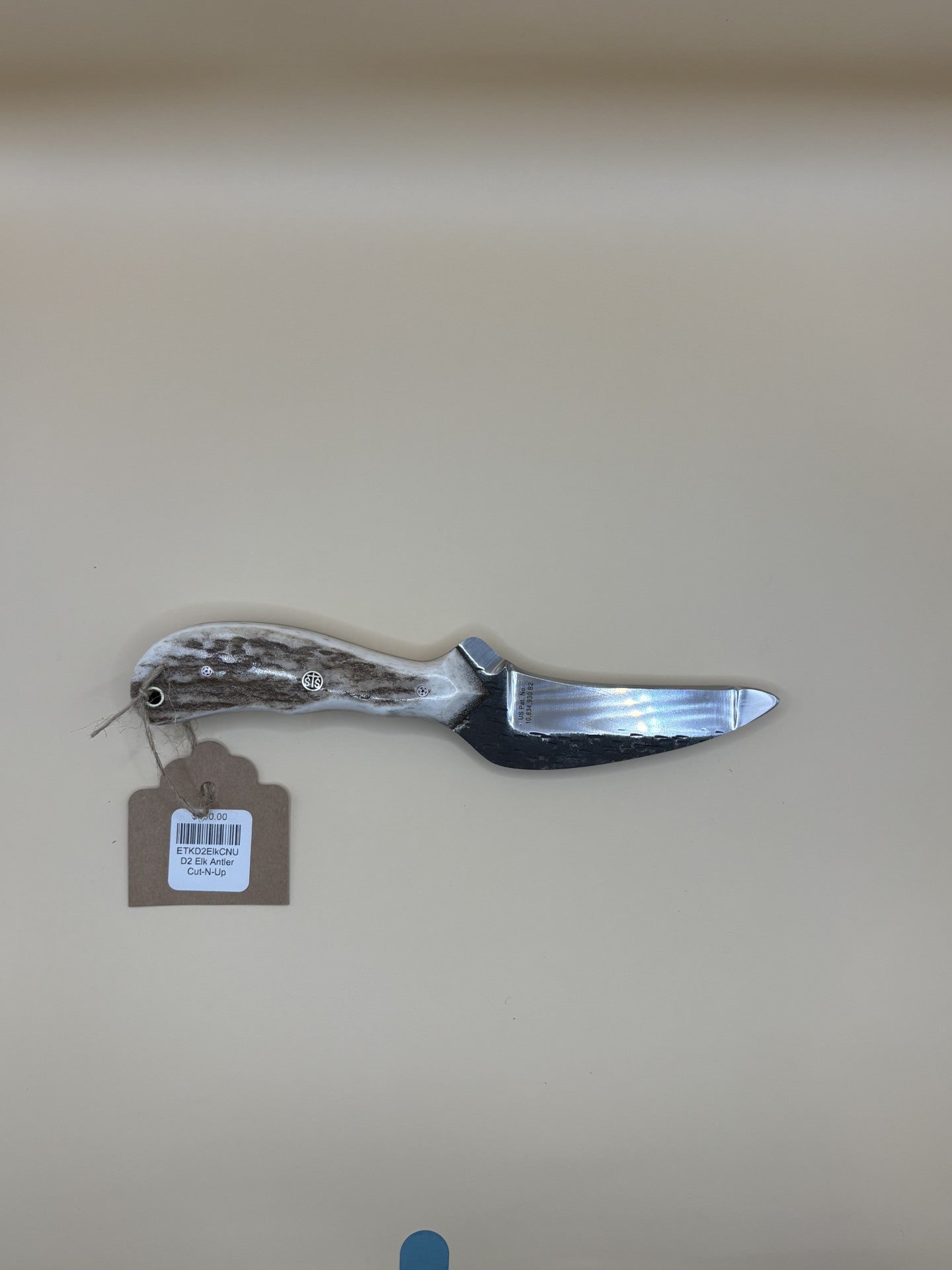 STS Ranch x Exotic Texas Knives D2 Cut-N-Up Powder-Coated Elk Antler Handmade Knife