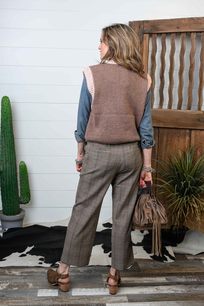 LADIES PARKER DENIM PEARL SNAP SHIRT