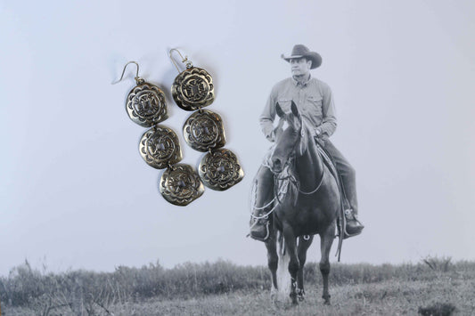 Sierra Blooms Medallion Earring