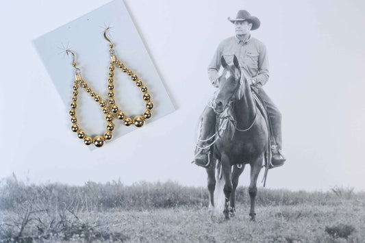 Gold Filled Bead Earring
