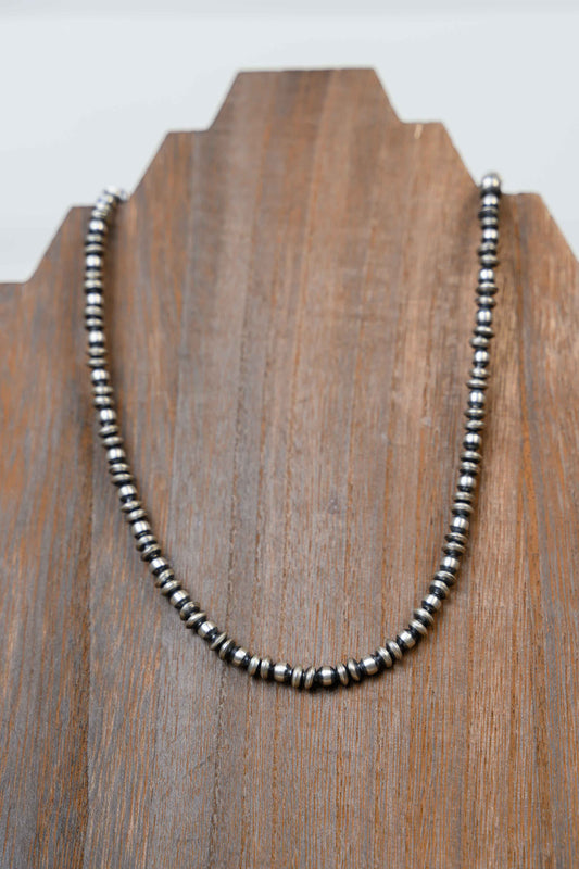 Sterling Silver 18” Western Pearl Necklace