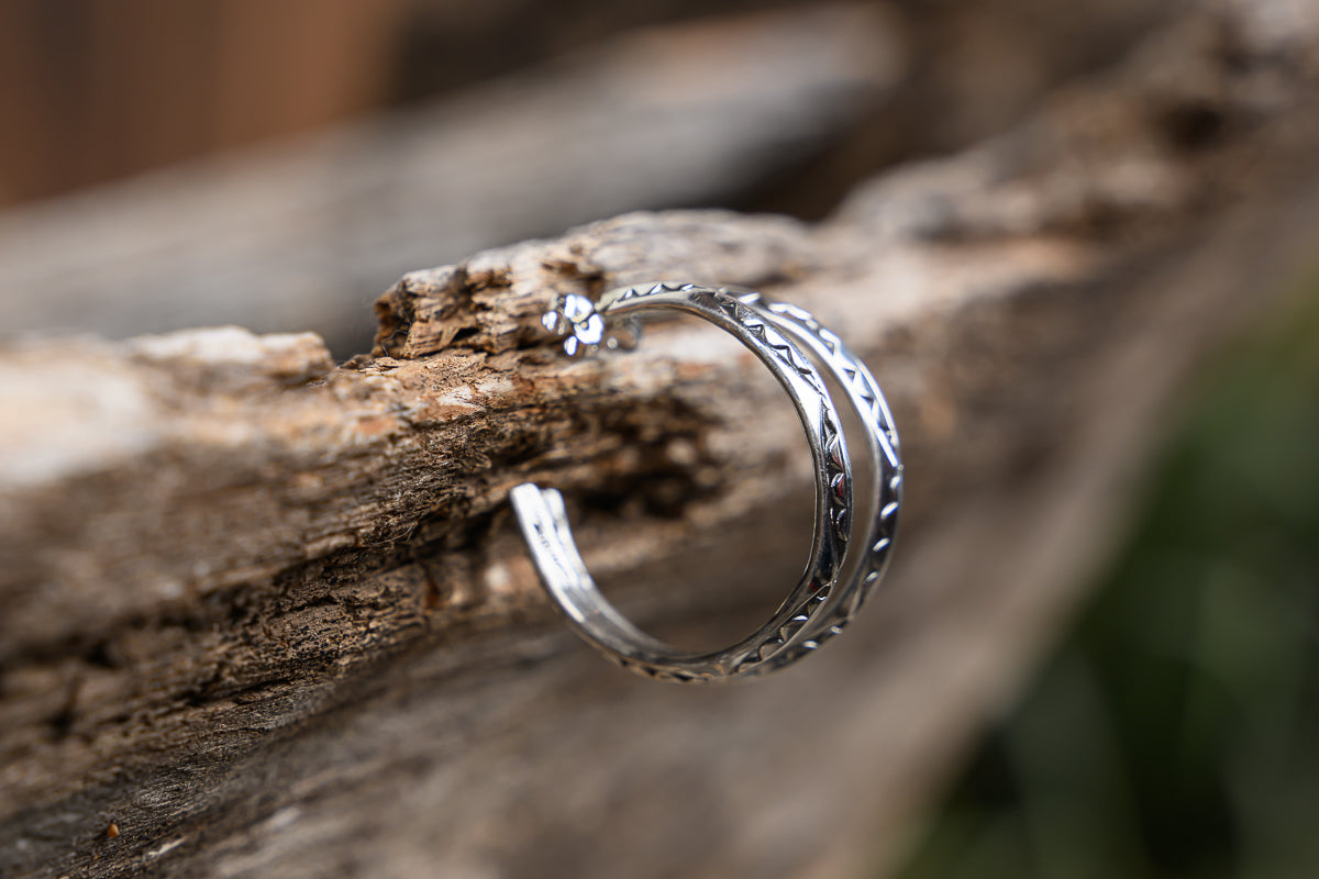 Medium Aztec Hoop Earrings