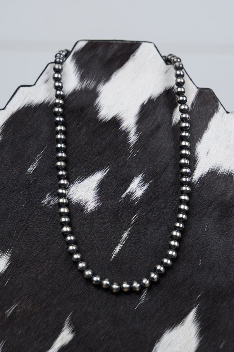 16" 7 mm Sterling Silver Pearls