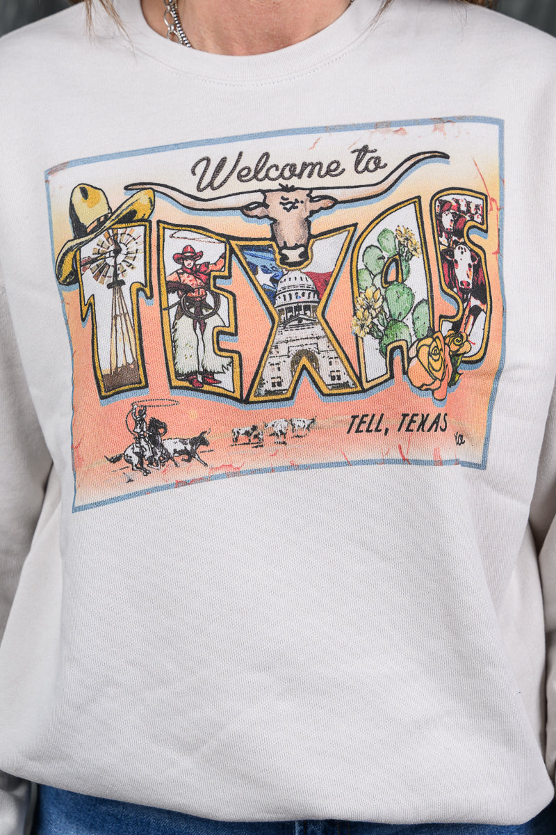 Texas Post Card-Tell TX