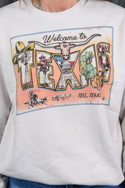 Texas Post Card-Tell TX