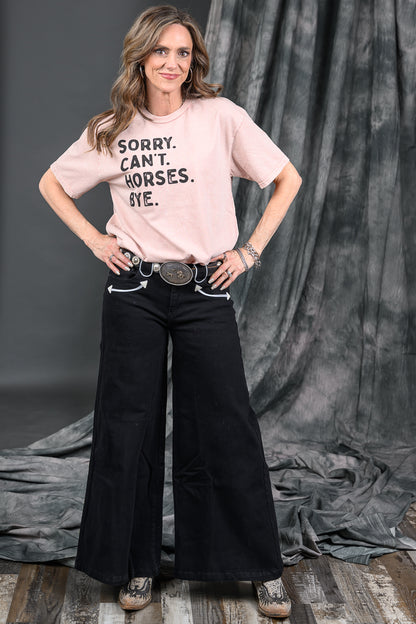 Sorry Can't Horses T-Shirt