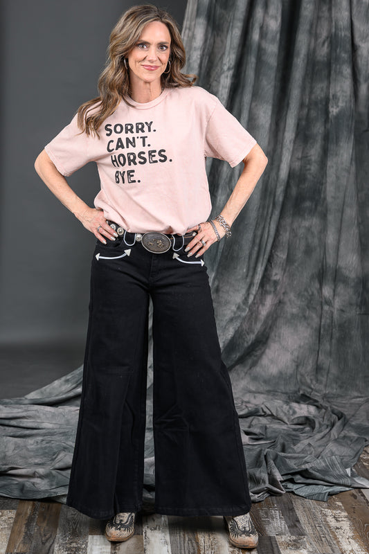 Sorry Can't Horses T-Shirt
