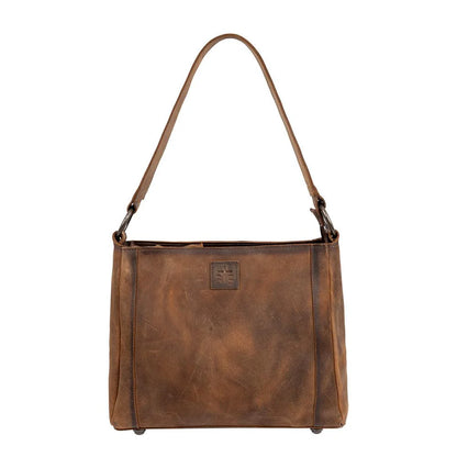 STS Ranchwear Baroness Sterling distressed leather crossbody bag Jennifer Smith STS Ranch close up