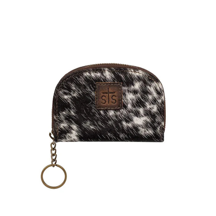 STS Ranchwear Cowhide Adlee Keychain Wallet designed by Jennifer Smith STS Ranch front view 2