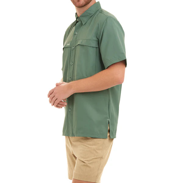 GameGuard Ironwood Explorer Short Sleeve Shirt – Men's Performance Fishing & Outdoor Shirt