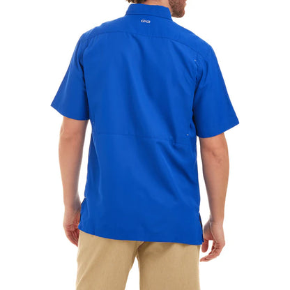 Game Guard Men’s Short Sleeve HydroBlue Shirt – Lightweight Outdoor Performance Shirt