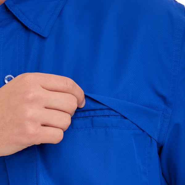 Game Guard Men’s Short Sleeve HydroBlue Shirt – Lightweight Outdoor Performance Shirt