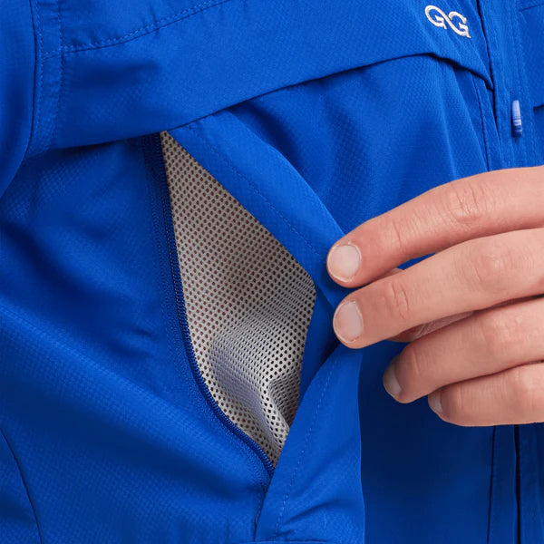 Game Guard Men’s Short Sleeve HydroBlue Shirt – Lightweight Outdoor Performance Shirt