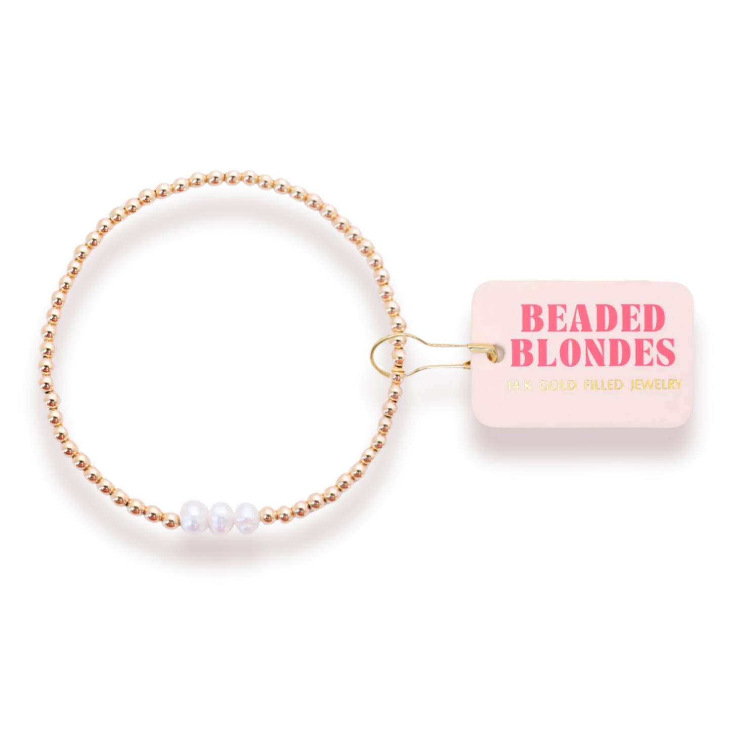 Harper Beaded Bracelet in Gold