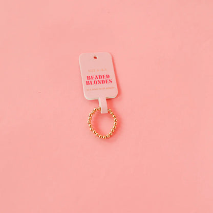 Lauren Beaded Band in Gold