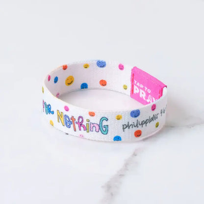 Tap To Pray Wristbands - Anxious For Nothing
