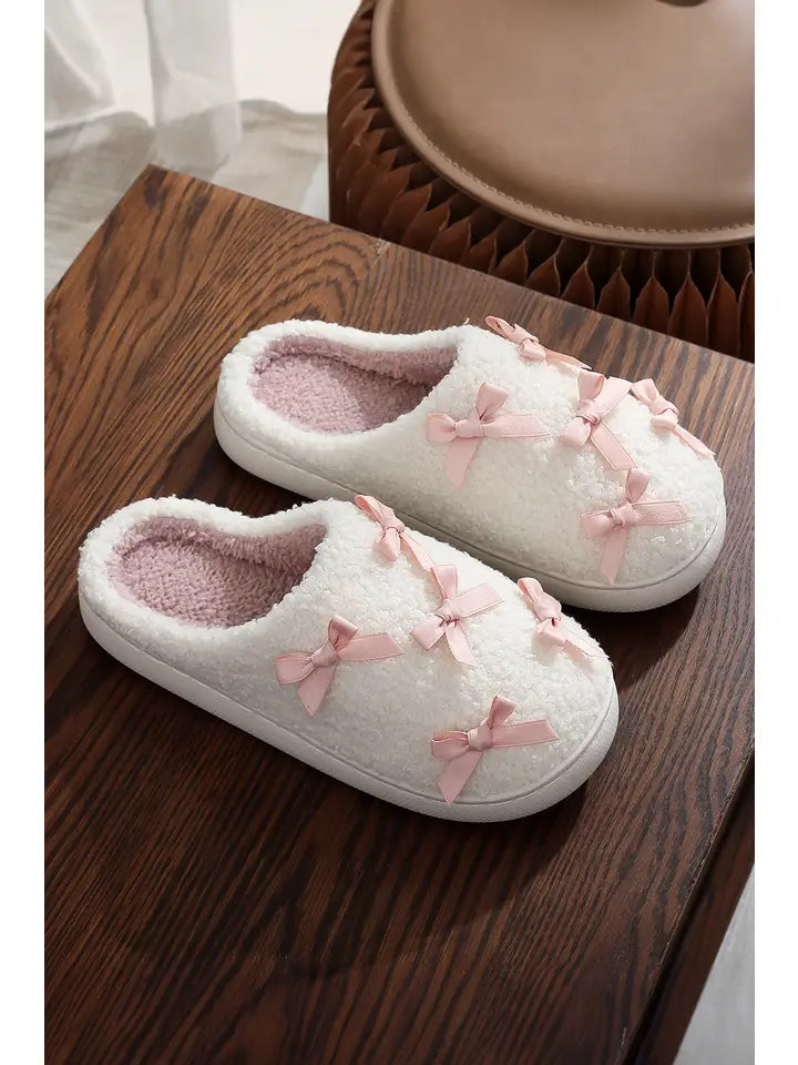 Bow Trim Slippers