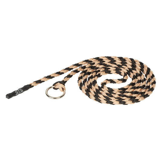 STS Ranch Tie String by Weaver Equine – Durable Horse & Ranch Utility Tie, Black/Tan