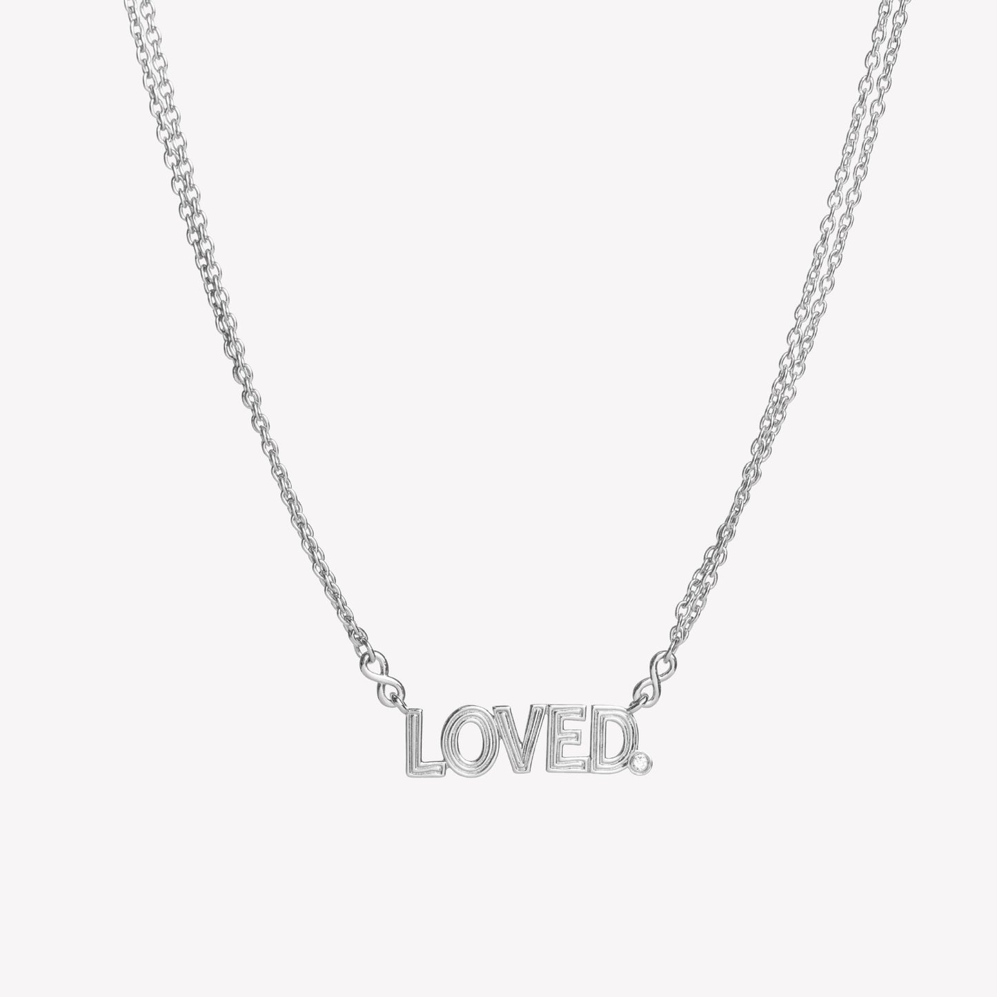 Silver Loved Necklace
