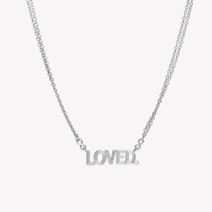 Silver Loved Necklace