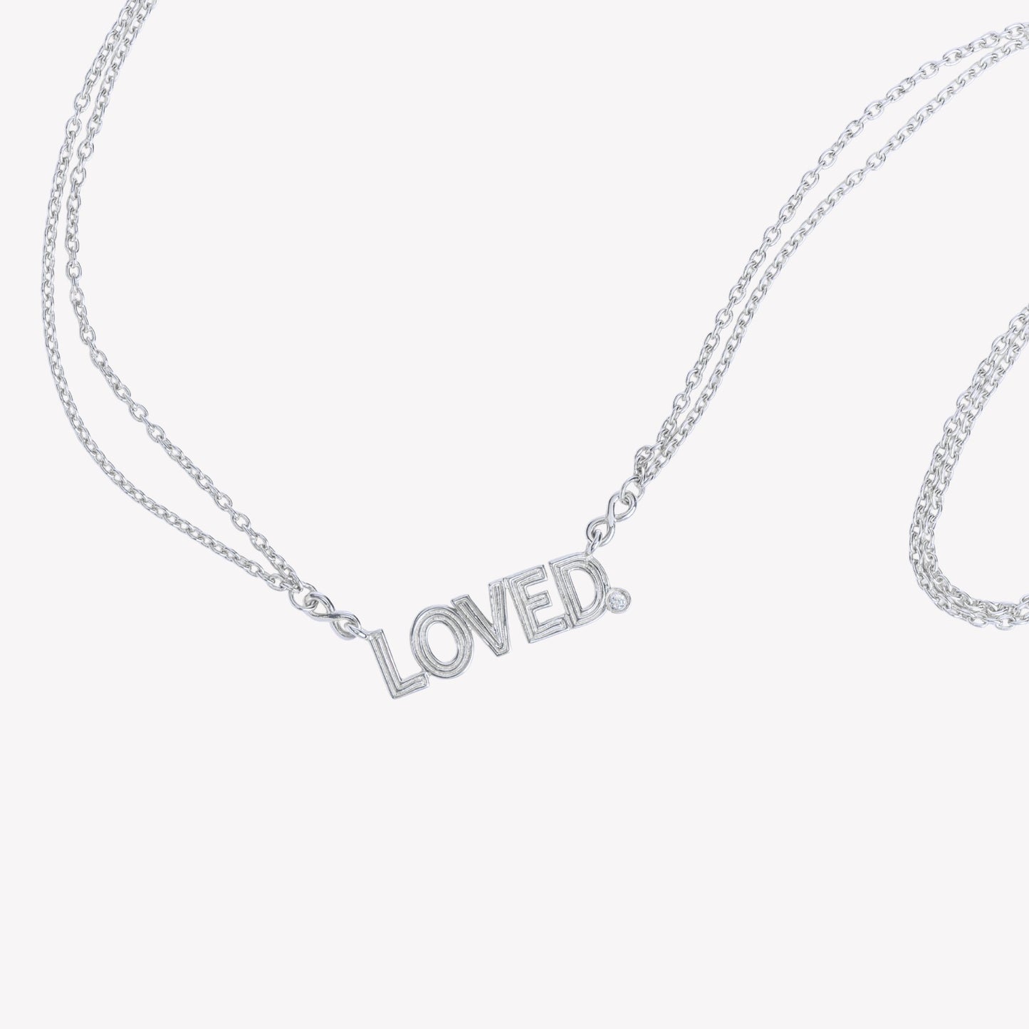 Silver Loved Necklace