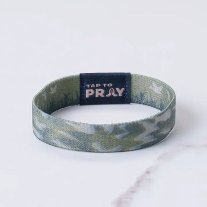 Tap To Pray Wristbands - Waterfowl Camo