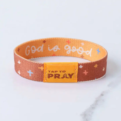 Tap To Pray Wristbands - God Is Good