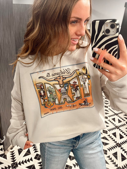 Texas Post Card-Tell TX