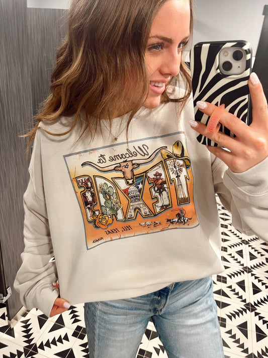 Texas Post Card-Tell TX