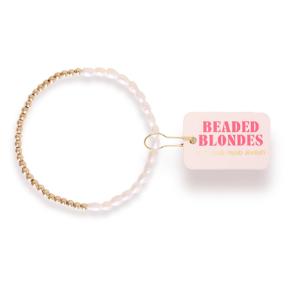 Hannah Pearl Bracelet in Gold