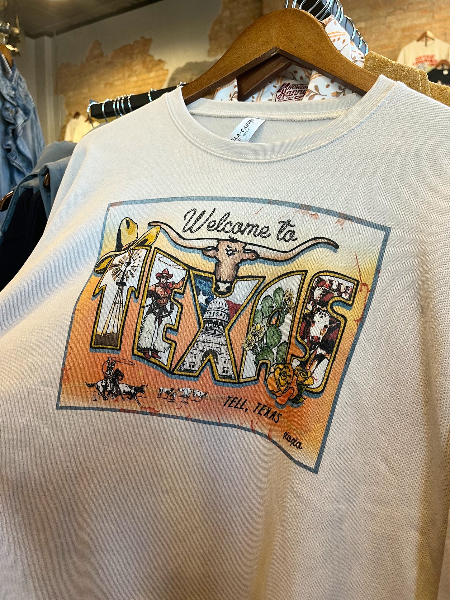 Texas Post Card-Tell TX