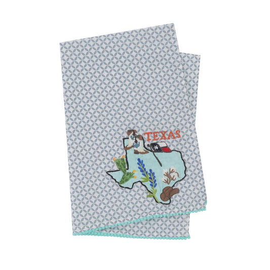 TEXAS BLUE BONNET TEATOWEL 19"x27"