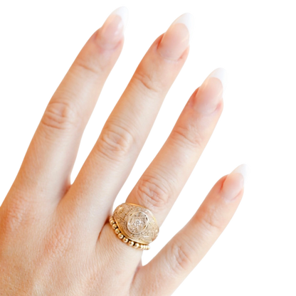 Ella Beaded Band in Gold